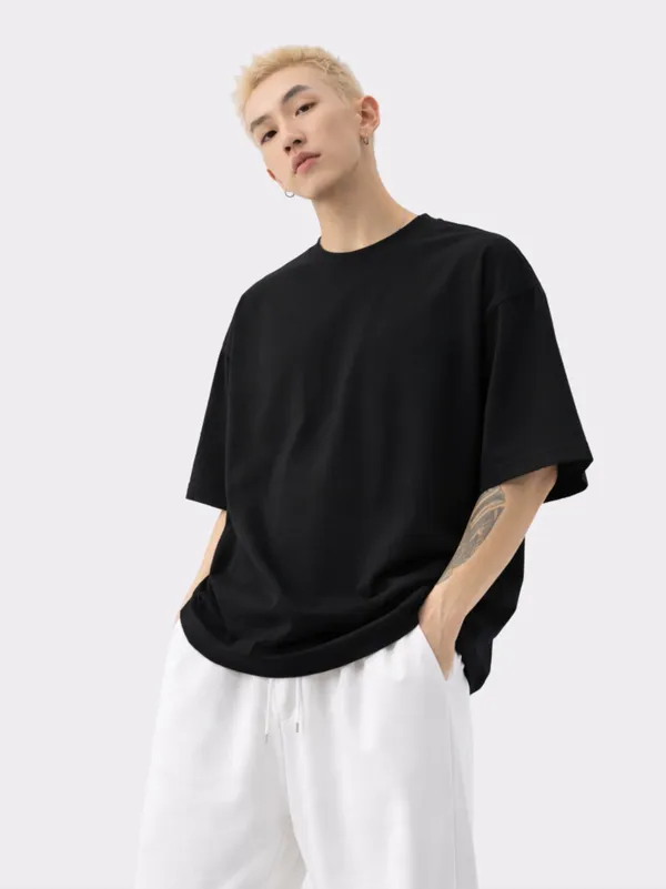 Black_Cotton_Streetwear_Style_Oversized_T_Shirt_For_Men