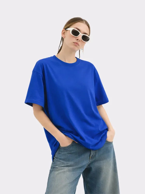 Blue_Cotton_Oversized_T_Shirt_For_Women