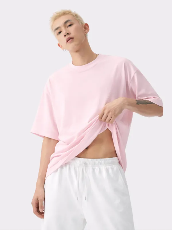 Pink_Cotton_Oversized_T_Shirt_For_Men