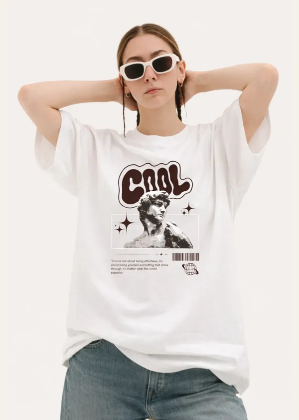 White_Cool_Graphic_Print_Oversized_T_Shirt_For_Women