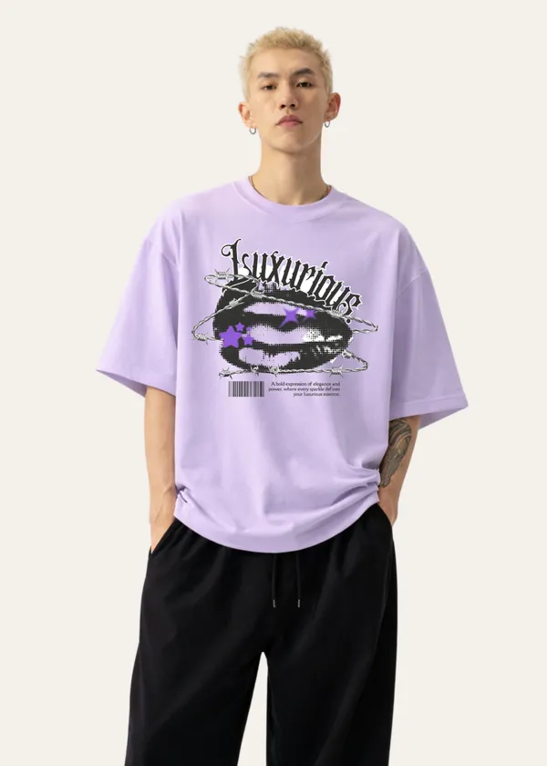 Purple_Luxurious_Graphic_Print_Oversized_T_Shirt_For_Men