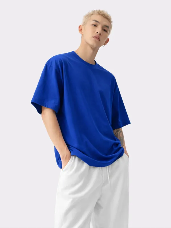 Blue_Cotton_Royal_Blue_Oversized_T_Shirt_For_Men