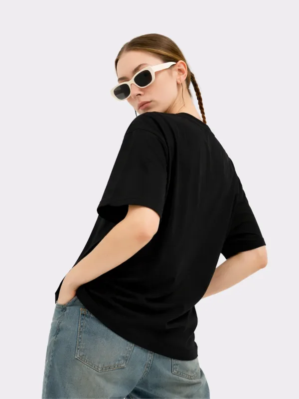 Black_Cotton_Casual_Wear_Oversized_T_Shirt_For_Women