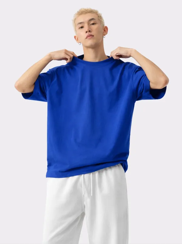 Blue_Cotton_Royal_Blue_Oversized_T_Shirt_For_Men