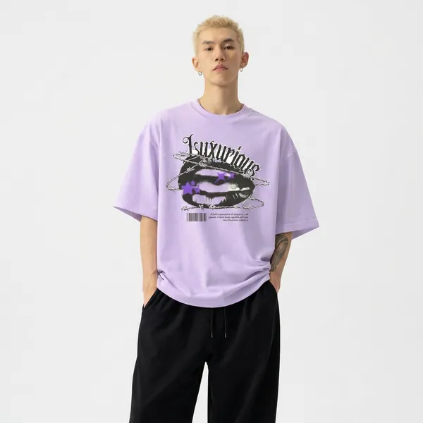 Purple_Luxurious_Graphic_Print_Oversized_T_Shirt_For_Men