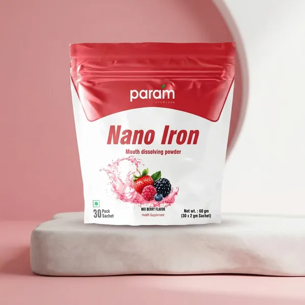 Param_Nano_D3_Vitamin_D3_Strawberry_And_Iron_Folic_Acid_&_B12_Water_Dissolving_Powder_60_Sachets