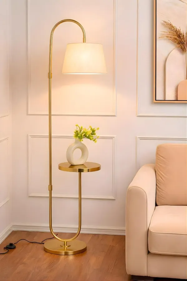 Epl_Gold_Antique_Ms_Metal_Premium_Floor_Lamp_For_Home_And_Office