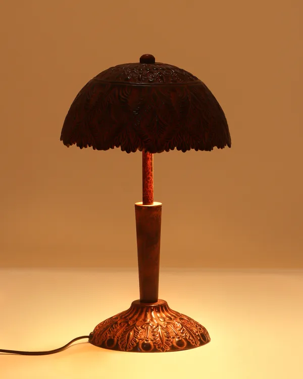 Rustic_Finish_Ms_Metal_Premium_Table_Lamp_For_Study_Room_And_Office