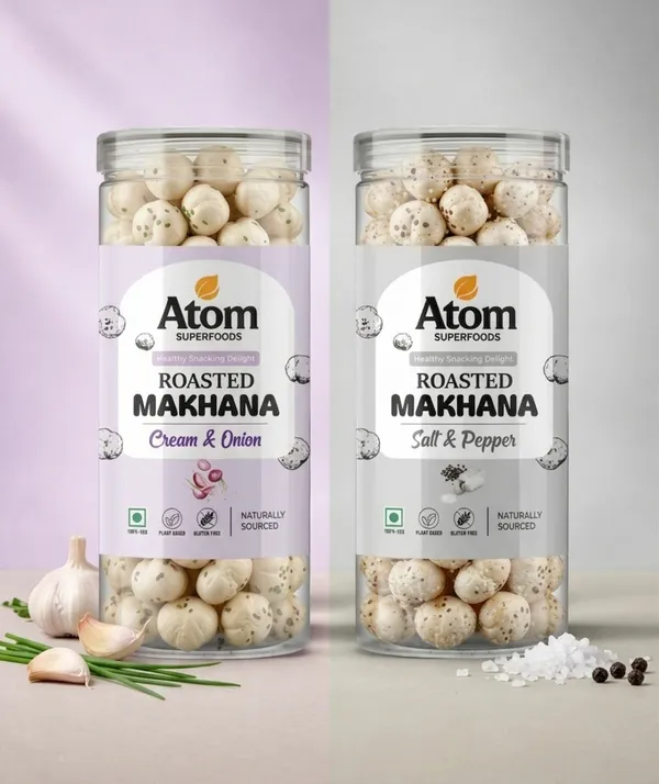 Pack_Of_2_-_Atom_Roasted_Makhana_Cream_And_Onion_Flavor_Jar_Packaging_And_Salt_And_Pepper_Flavor_Foxnuts_Snack_Combo