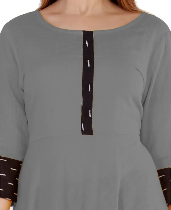 Hf_Holyday_Fashion_Cotton_Silk_Plain_Umbrella_Anarkali_Kurta_For_Women_With_Printed_Border