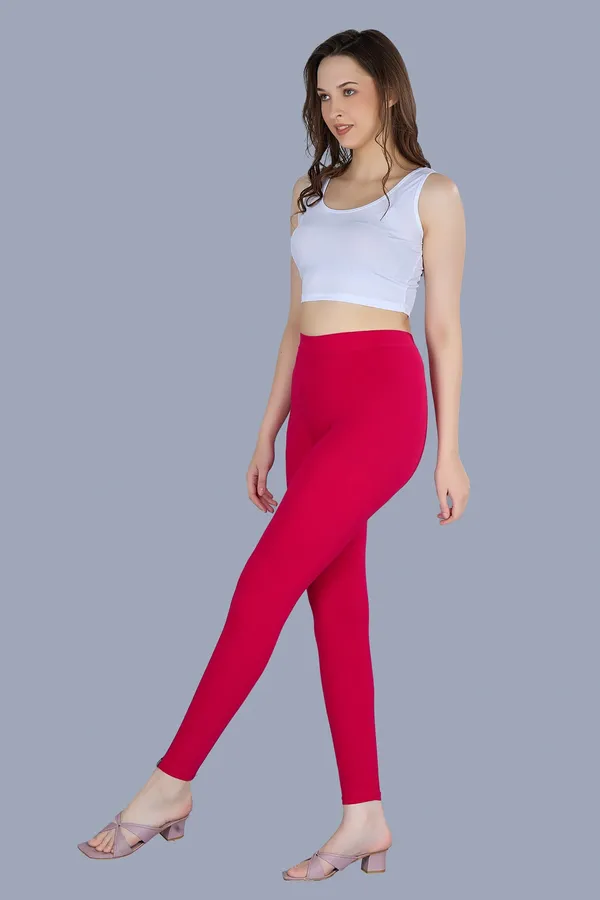 Casual_High_Waisted_Ankle_Length_Leggings_For_Women_Dark_Rani_Rose