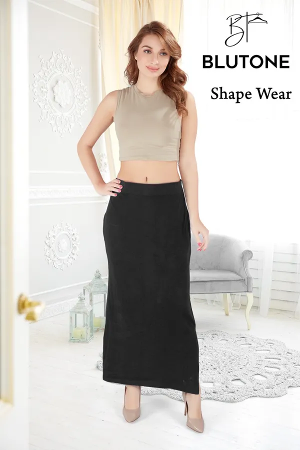 Saree_Shapewear_For_Women_Black_Side_Slit