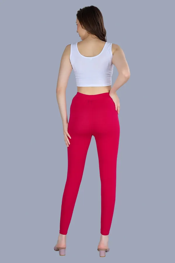 Casual_High_Waisted_Ankle_Length_Leggings_For_Women_Dark_Rani_Rose