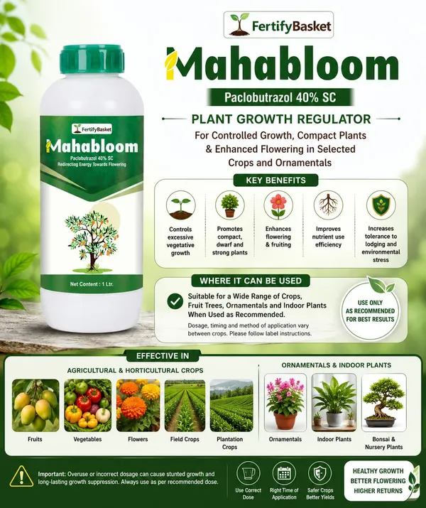 Mahabloom_Paclobutrazol_40%_Sc_-_Plant_Growth_Regulator_For_Enhanced_Flowering_&_Stickon_Silicon_Based_Spreader_-_All_Purpose_Spray_Adjuvant_For_Better_Nutrient_Retention_(Pack_Of_2)