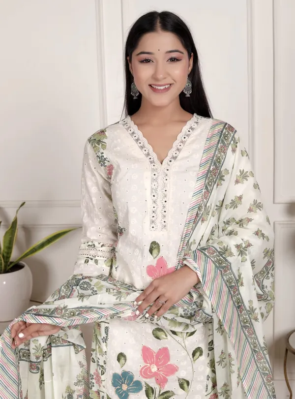 White_Cotton_Premium_Printed_Salwar_Suit_Set_With_Dupatta_For_Women_And_Girls