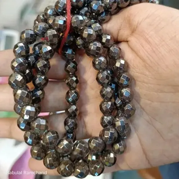 Hematite_Necklace_Round_Facted_Pack_Of_2