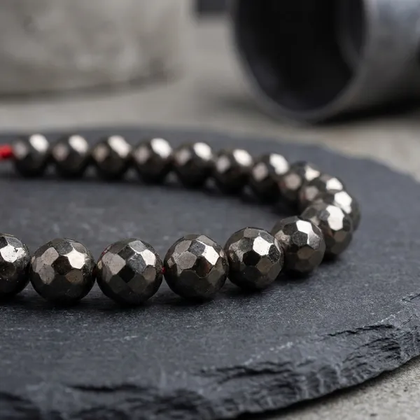 Hematite_Necklace_Round_Facted_Pack_Of_2