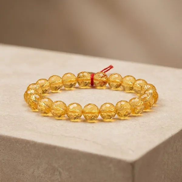 Golden_Citrine_Beaded_Bracelet_Faceted