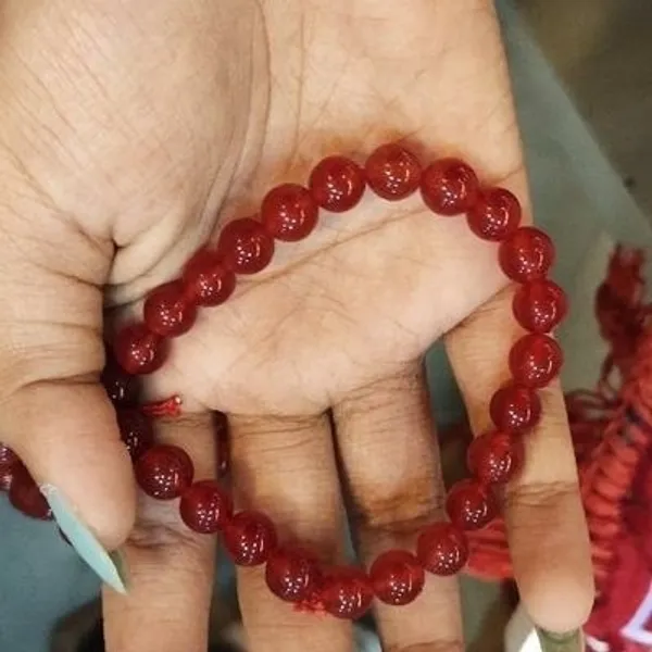 Natural_Red_Agate_Stone_Beaded_Bracelet