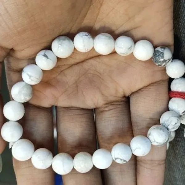 White_Howlite_Bracelet_Pack_Of_2