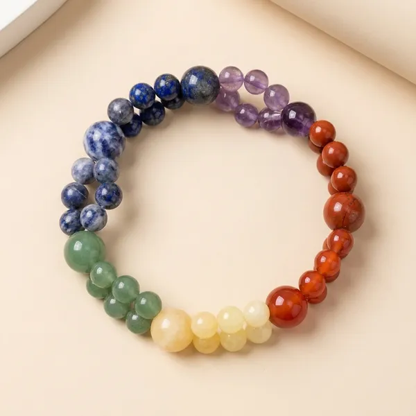 7_Chakra_Double_Layered_Bracelet