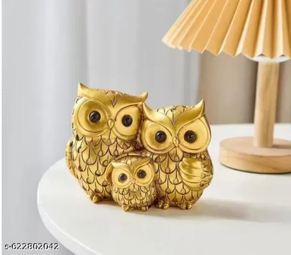 Golden_Owl_Family_Showpiece_For_Home_Decor_Decorative_Resin_Owl_Figurine_Set_For_Living_Room_Table_Shelf_Elegant_Owl_Statue_For_Gift_Interior_Decoration