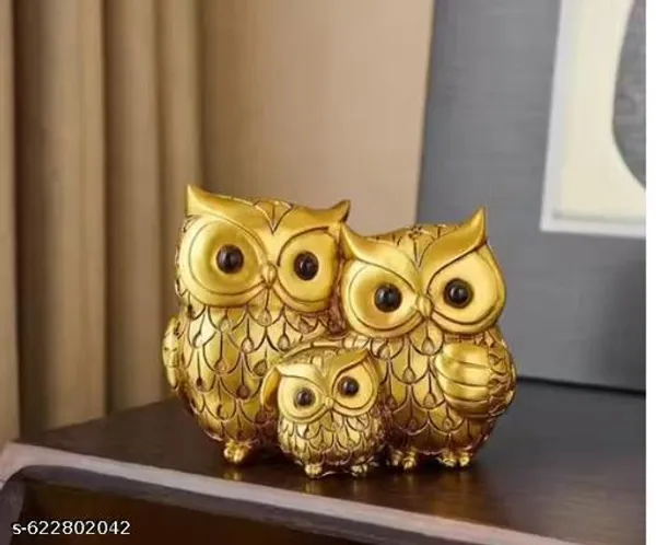 Golden_Owl_Family_Showpiece_For_Home_Decor_Decorative_Resin_Owl_Figurine_Set_For_Living_Room_Table_Shelf_Elegant_Owl_Statue_For_Gift_Interior_Decoration