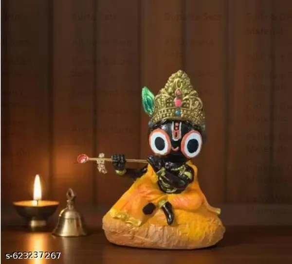 Cute_Lord_Jagannath_Idol_With_Flute_Decorative_Figurine_For_Home_Desk