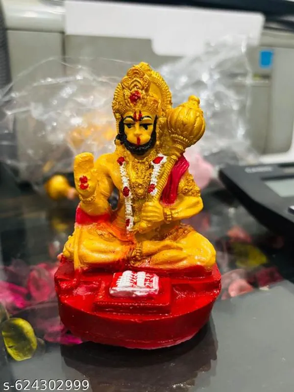 Yellow_Red_Lord_Hanuman_Idol_For_Car_Dashboard_Home_Pooja_Decor