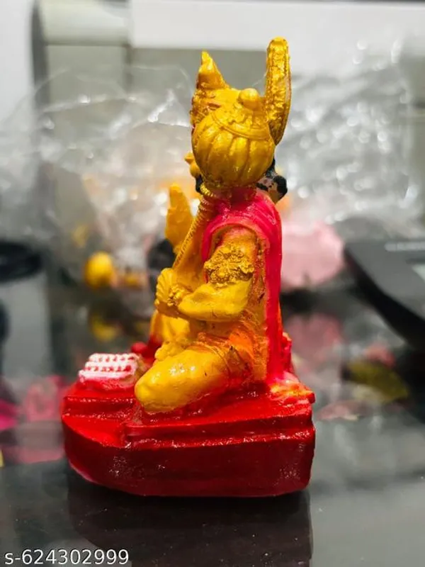 Yellow_Red_Lord_Hanuman_Idol_For_Car_Dashboard_Home_Pooja_Decor