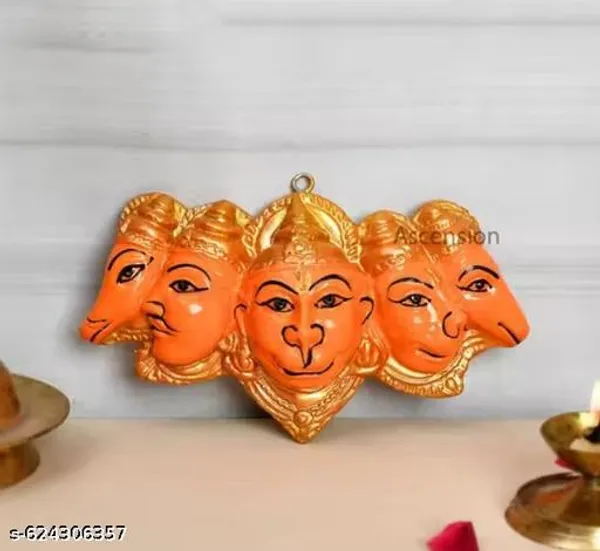 Divine_Panchmukhi_Hanuman_Wall_Hanging_Mukhota_Home_Protection_Vastu_Good_Luck