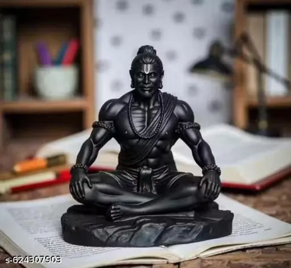 Muscular_Black_Hanuman_Idol_Statue_Premium_Resin_Bajrangbali_For_Desk_Gym_Decor_Power_Devotion