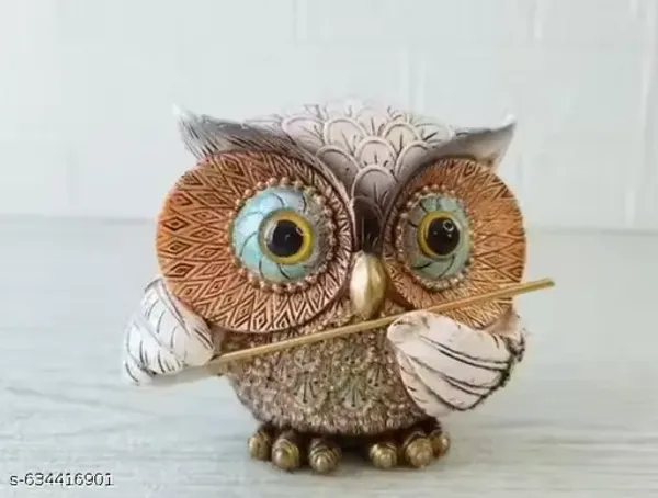 Vintage_Bohemian_Owl_Figurine_With_Metallic_Finish_Intricate_Resin_Showpiece_For_Office_Desk_And_Home_Decor