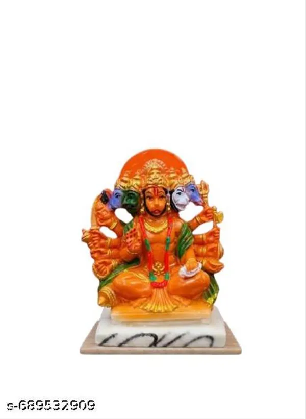 Panchmukhi_Hanuman_Ji_Inspired_Decorative_Showpiece_Multicolour_Resin_Sitting_Figurine_For_Table_Office_Gifting