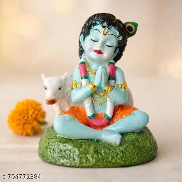 Beautiful_Bal_Krishna_Idol_With_Cow_For_Home_Mandir_Decoration_Multicolour_Resin_Laddu_Gopal_Murti_For_Table_Pooja_Room_Janmashtami_Gift