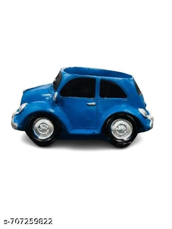 Unique_Blue_Beetle_Car_Shape_Resin_Pen_Stand_Office_Desk_Organizer_For_Home_Study_Table_Pack_Of_1