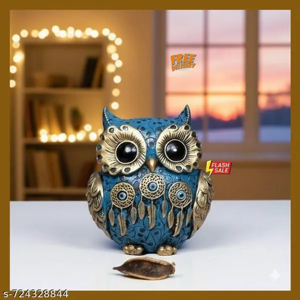 Premium_Resin_Blue_Gold_Owl_Figurine_Handcrafted_Evil_Eye_Protection_Statue_For_Vastu_Home_Decor_Showpiece_Office_Table_Gifting