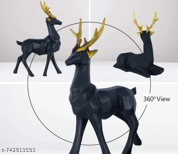 Modern_Geometric_Deer_Figurine_Set_Of_2_Elegant_Resin_Reindeer_Statues_With_Gold_Antlers_For_Home_Office_Decor_Matte_Black