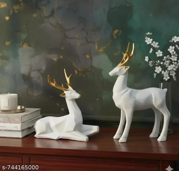 Elegant_White_Gold_Deer_Figurines_Decorative_Resin_Animal_Sculpture