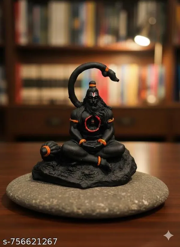 Lord_Hanuman_Black_Resin_Figurine_Handcrafted_Meditation_Statue_For_Spiritual_Home_Decor
