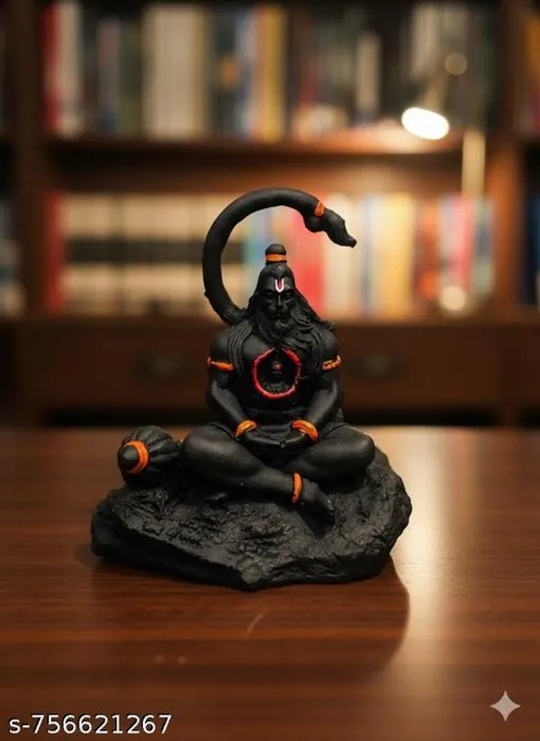 Lord_Hanuman_Black_Resin_Figurine_Handcrafted_Meditation_Statue_For_Spiritual_Home_Decor