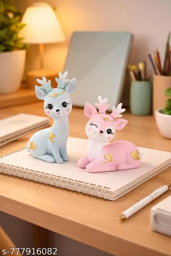 Set_Of_2_Cute_Deer_Resin_Figurines_Pastel_Pink_And_Blue_Reindeer_Statues_For_Home_Decor_Office_Desk_And_Car_Dashboard