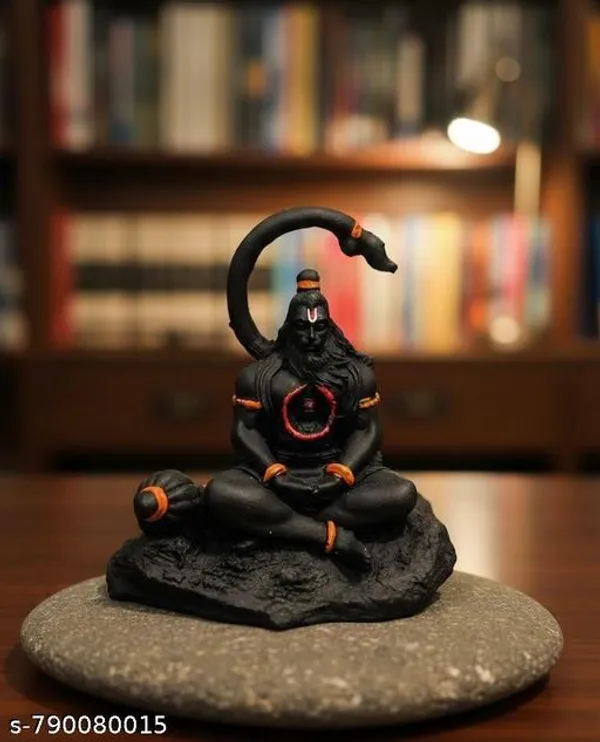 Lord_Hanuman_Meditating_Idol_Black_Orange_Hanuman_Murti_For_Home_Decor_Office_Desk_Gifting