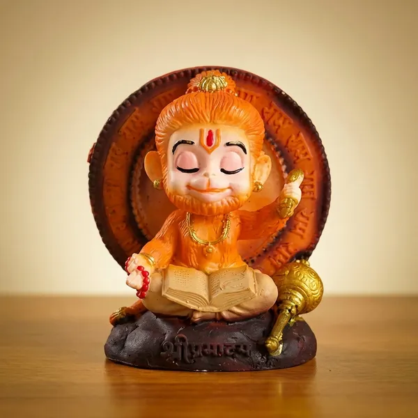 Adorable_Bal_Hanuman_Baby_Hanuman_Murti_With_Book_Gada_Cute_Desk_Car_Decor_Idol