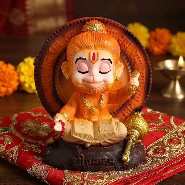 Adorable_Bal_Hanuman_Baby_Hanuman_Murti_With_Book_Gada_Cute_Desk_Car_Decor_Idol