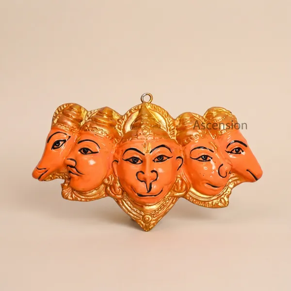 Divine_Panchmukhi_Hanuman_Wall_Hanging_Mukhota_Home_Protection_Vastu_Good_Luck