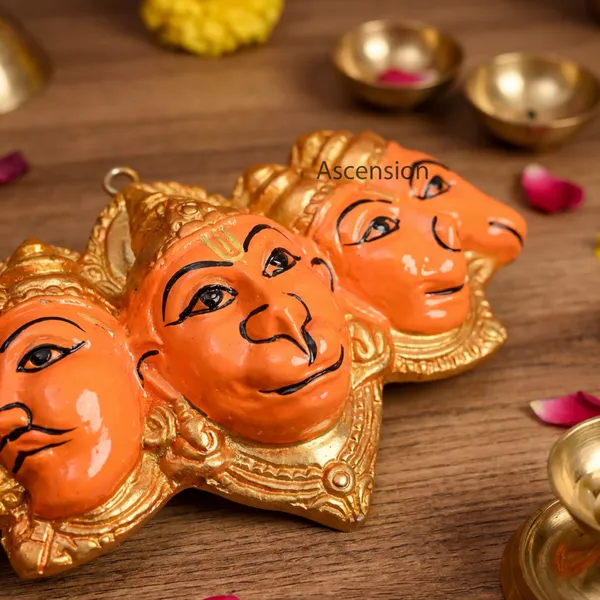 Divine_Panchmukhi_Hanuman_Wall_Hanging_Mukhota_Home_Protection_Vastu_Good_Luck