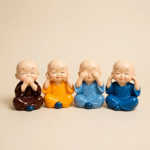 Set_Of_4_Polyresin_Laughing_Monk_Showpieces_For_Home_Office_Decor_Multicolor_Baby_Monk_Figurines_Speak_See_Hear_No_Evil_Theme_Statues