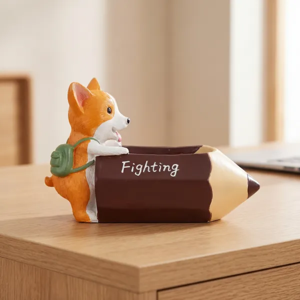 Cute_Dog_With_Pencil_Pen_Stand_Multicolor_Resin_Pen_Holder_For_Kids_Study_Table_Office_Desk_Animal_Theme_Table_Organizer_For_Gift_And_Decor