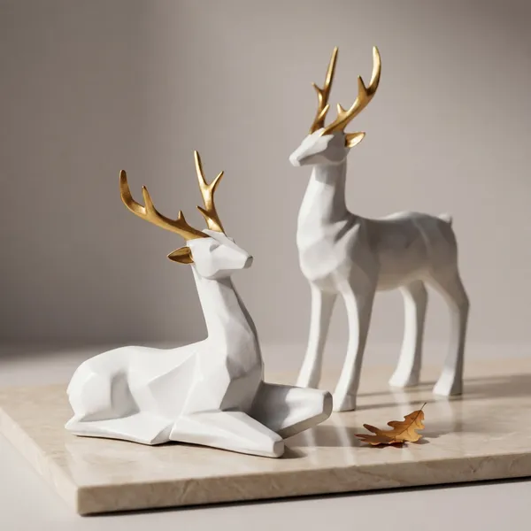 Elegant_White_Gold_Deer_Figurines_Decorative_Resin_Animal_Sculpture